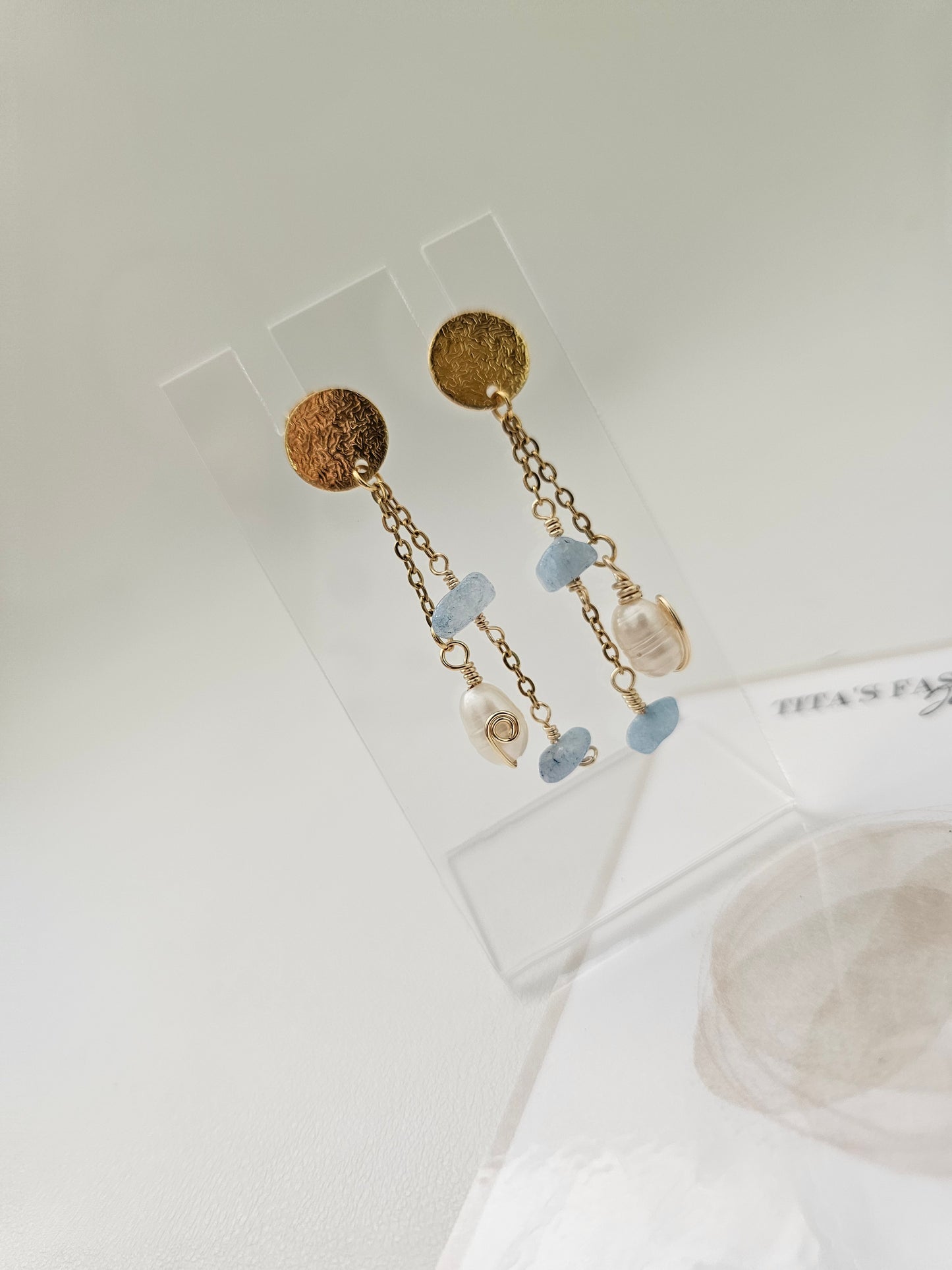 Aretes brisa marina